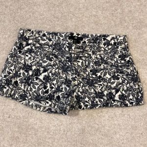 Floral H&M jean shorts